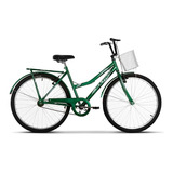 Bicicleta Urbana Ultra Bikes Summer Tropical Aro 26 19 1v Freios V brakes Cor Verde