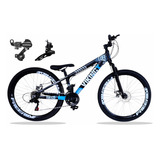 Bicicleta Vikingx Tuff 25 Shimano Aro 26 21v Freios A Disco