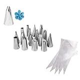 Bico 1 M 16 Bicos Pçs Inox Grandes 5 Sacos M