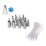 Bico 1 M 16 Bicos Pçs Inox Grandes 5 Sacos M