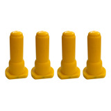 Bico Alimentador Amarelo Bezerro Vaca Baspan Kit 4 Unidades
