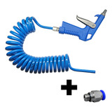 Bico De Limpeza Gatilho Mangueira Espiral Pu 3 5 M 1 4 Macho Cor Azul S voltagem