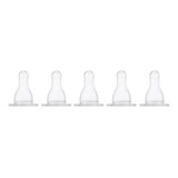 Bico De Mamadeira Silicone Pepeta Sem Bisfenol A 5 Und