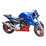 Bico De Pato Spoiler Cb300 E Cbx 250 Twister No Preto Fosco