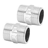 Bico De Tubo De Aço Inoxidável M22x1 5 7 × 5 × 4 2 Peças 1 Pol Rosca Macho Para 1 Pol Rosca Macho Hex Niple Conector De Tubo Rosqueado De Aço Inoxidável