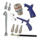 Bico Encher Pneu Kit Calibrador Espigão Mangueira 1 4 5 16