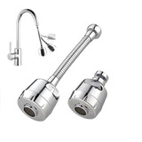 Bico Extensor De Torneira Cozinha Adaptador Flexível 360