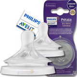 Bico Mamadeira Avent Pétala 3 0 N 5 6m 2 Unidades Philips