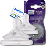 Bico Mamadeira Avent Pétala 3 0 T3 1m 2 Unidades Philips