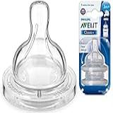 Bico Mamadeira Clássica Número 2 Philips Avent Transparente Tamanho 2
