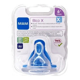 Bico Mamadeira Mam N X Fluxo Extra Rápido 6 meses 1 Unidade
