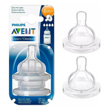 Bico Mamadeira Philips Avent Clássica N 4 6 Com 2 Unidades