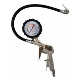 Bico Pistola Ar Calibrador Pneu C Manômetro Idea 3291p