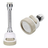 Bico Torneira Chuveirinho Gourmet Arejador 2 Jatos Abs Inox Cor Branco
