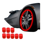Bicos Para Roda Pneu Bike Carro Com Luz Neon 4 Cores 2 Unid