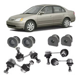 Bieleta Bucha Dianteira Traseira Honda Civic 2003 2004 Kit