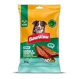 Bifinho Baw Waw Para Cães Sabor Carne E Vegetais 50g