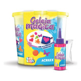 Big Balde Geleia Mágica 4 Cores 7 Moldes Personagens Mágicos