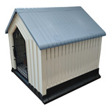 Big House 8 Casa Para Cães Cachorro Pet Grande Porte Mansão Cor Azul