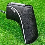 Big Teeth Capa Para Taco De Golfe Clássica Para Taco De Golfe Com Fecho Magnético Em Barra Compatível Com Scotty Cameron Taylormade Odyssey Preto 