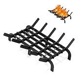 BiggerFire Grelhas De Lareira Grade De Lareira De 40 6 Cm Resistente De Aço De Alto Carbono Grelha Para Lareira Para Uso Interno E Externo Fogão A Lenha Acessórios Para Lareira