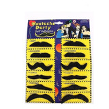 Bigode Falso Postiço Kit 12 Unidades Fantasias Barba
