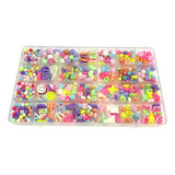 Bijuteria Kit Iniciante Pulseira Colar Infantil 700pcs Kit2 Cor Sortidos Diâmetro 220 Mm