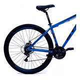 Bike Aro 29 Trilha Shimano Acera 27 Marchas F Hidraulico Cor Azul Tamanho Do Quadro 17