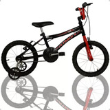Bike Athor Infantil Aro 16 Tipo Bmx Com Rodinha Masculina