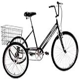 Bike Bicicleta Triciclo Adulto Aro 20 Food Bike Preto