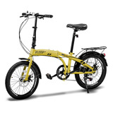 Bike Dobrável Pliage Plus Amarela Two