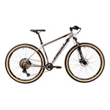 Bike Mtb 29 First 12v Shimano Deore Freio Hidraul Susp Trava Cor Prata preto Smitt Upy Tamanho Do Quadro 19