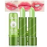 BINGBRUSH 2 Peças De Batom Com Mudança De Cor De Aloe Vera Queen Protetor Labial Nutritivo De Longa Duração Hidratante Temperatura De Ph Mágico Brilho Labial Com Mudança De Cor Conjunto De Maquia