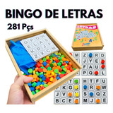 Bingo Letras Para Alfabetização 281 Peças