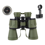 Binoculo C Suporte 20x50 De Longo Alcance 10km Profissional Cor Verde