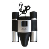 Binóculo Câmera Espião Filma E Tira Foto Com Zoom De 10x25 Cor Cinza Com Preto