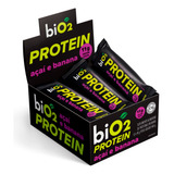 Bio2 Barra Protein Vegana Açai E Banana 45gr Display C 12 Un