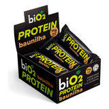 Bio2 Barra Protein Vegana Baunilha Pasta De Amendoim C 12un