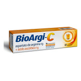 Bioargi C Vitamina C 1g Arginina 1g 16 Comp Efervecente Sabor Laranja