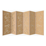 Biombo Margarida 6 Folhas Cor Mdf
