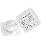 Biomed Scientific Filtros De Seringa Estéreis PTFE 25 Mm De Diâmetro 0 22 Um Tamanho De Poros Embalados Individualmente 100 Por Pacote