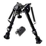 Bipé BiPod Metal Retrátil Tático Sniper C Adap De Trilho