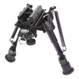 Bipé BiPod Metal Retrátil Tático Sniper C Adap De Trilho