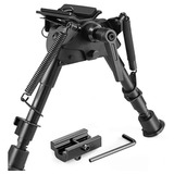 Bipé BiPod Metal Retrátil Tático Sniper C Adap De Trilho