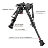 Bipé BiPod Universal Retráti Tático Sniper Carabina Airsoft