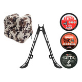 Bipé Carabina Apoio Cano Sand Bag Traseiro Chumbos 5 5mm