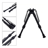 Bipé Retrátil Trilho 20 22mm Polímero Rifle Carabina Airsoft