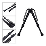 Bipé Tático Sniper Retrátil 20mm Regulável Em Pvc Rígido