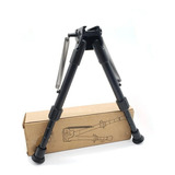 Bipé Tático Sniper Retrátil 20mm Regulável Em Pvc Rígido 