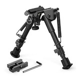 Bipé Tipo Harris Retrátil Airsoft Adaptador Trilho 20mm